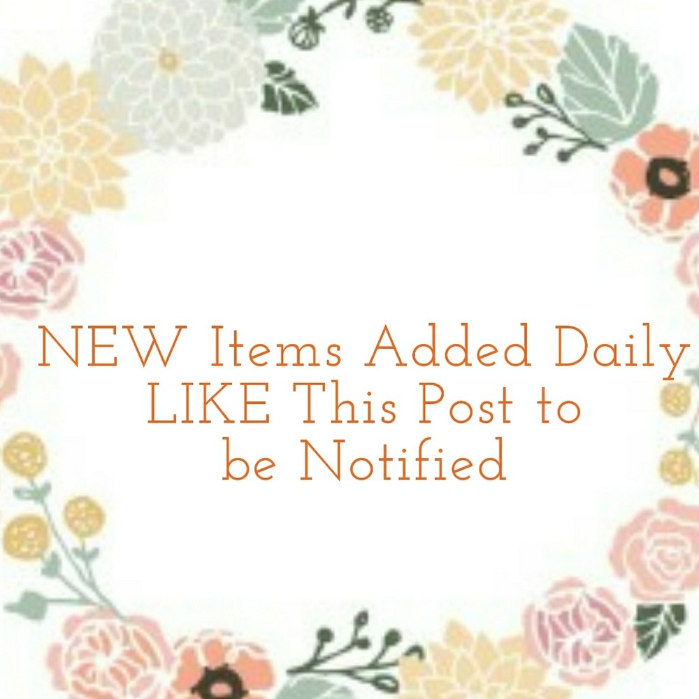 Like this post to know when new items are added