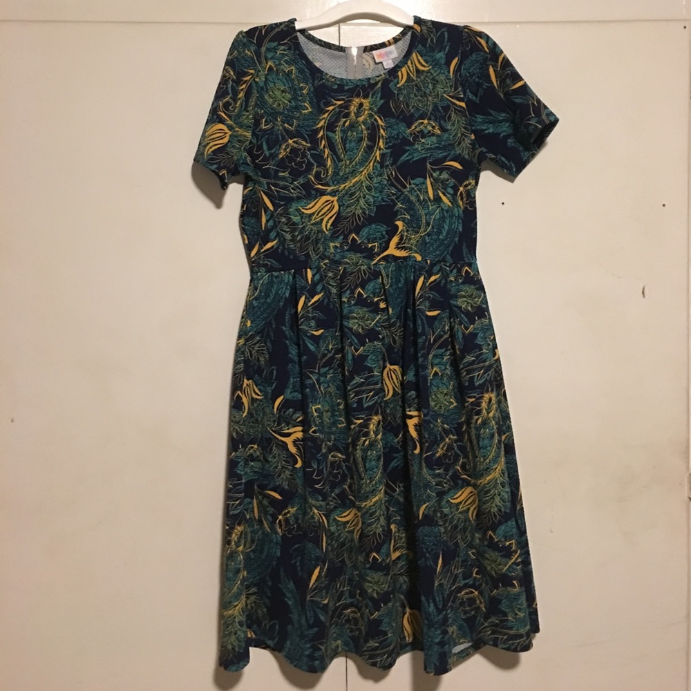 LuLaRoe Paisley Amelia dress size Large 14-16 👗