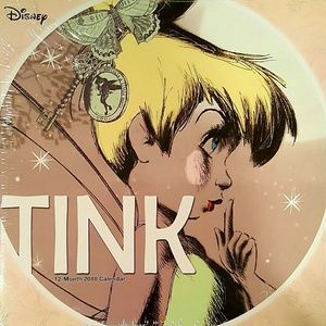 *NEW* Disney Tinkerbell 12 month 2018 Calendar