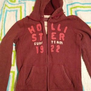 Hollister zip hoodie