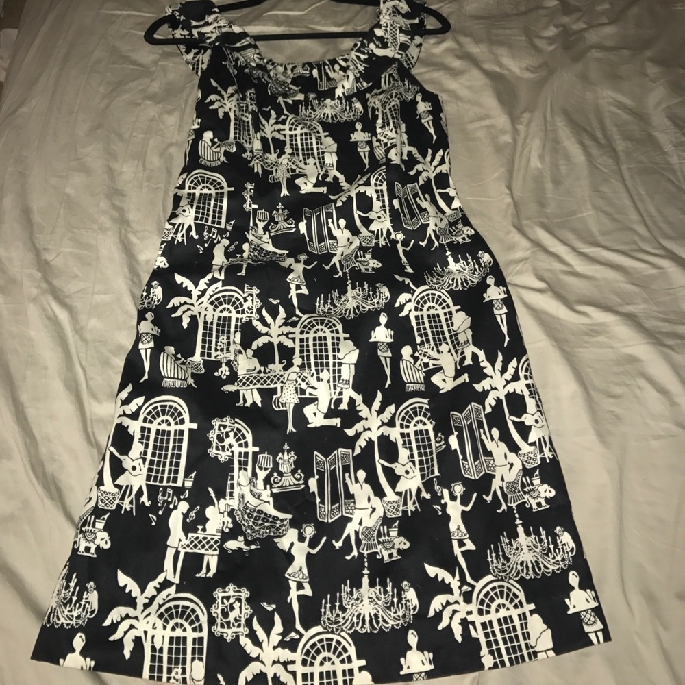 Lilly Pulitzer Late Night Toile Dress