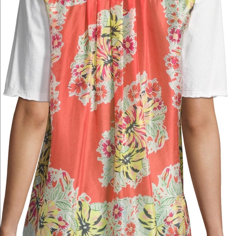 Johnny Was Mayee Scarf-Back Tee