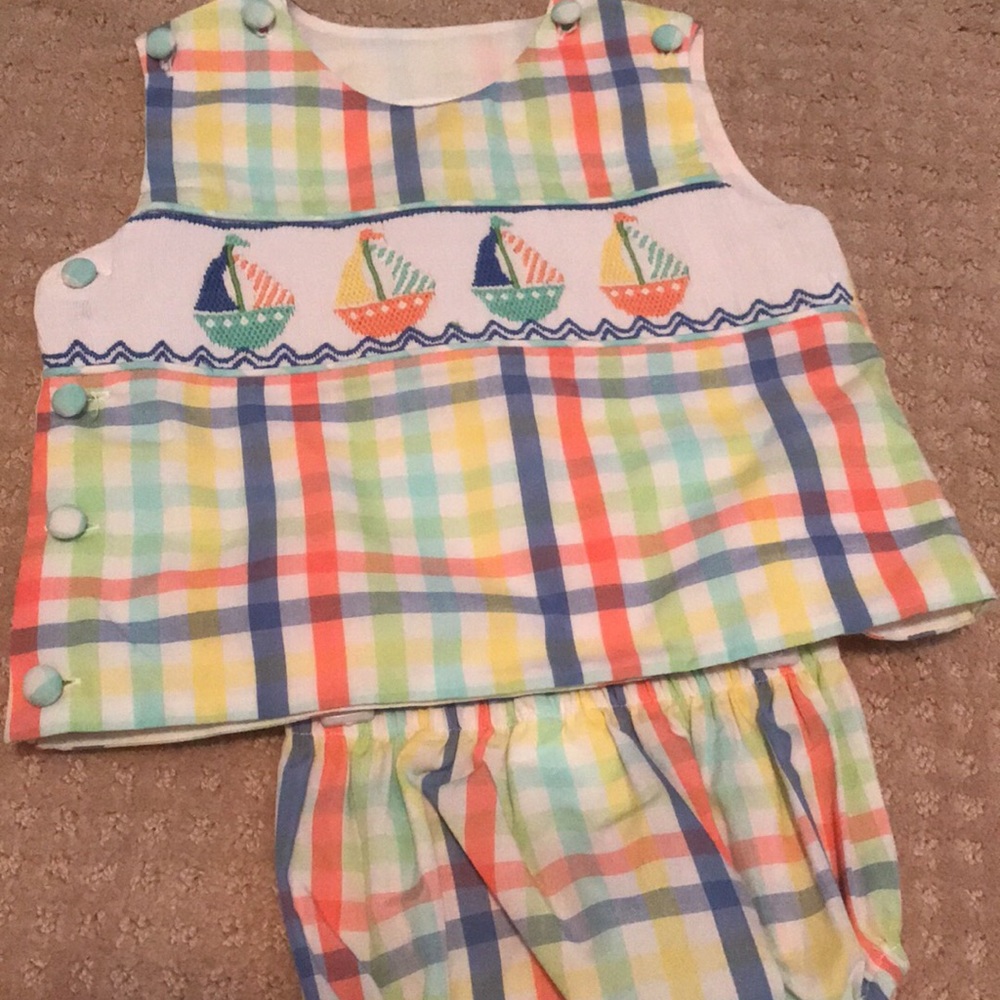 Shrimp and Grits Diaper Set