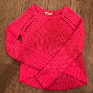 Kids hot pink sweater