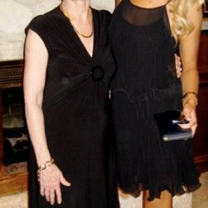 Black cocktail dress