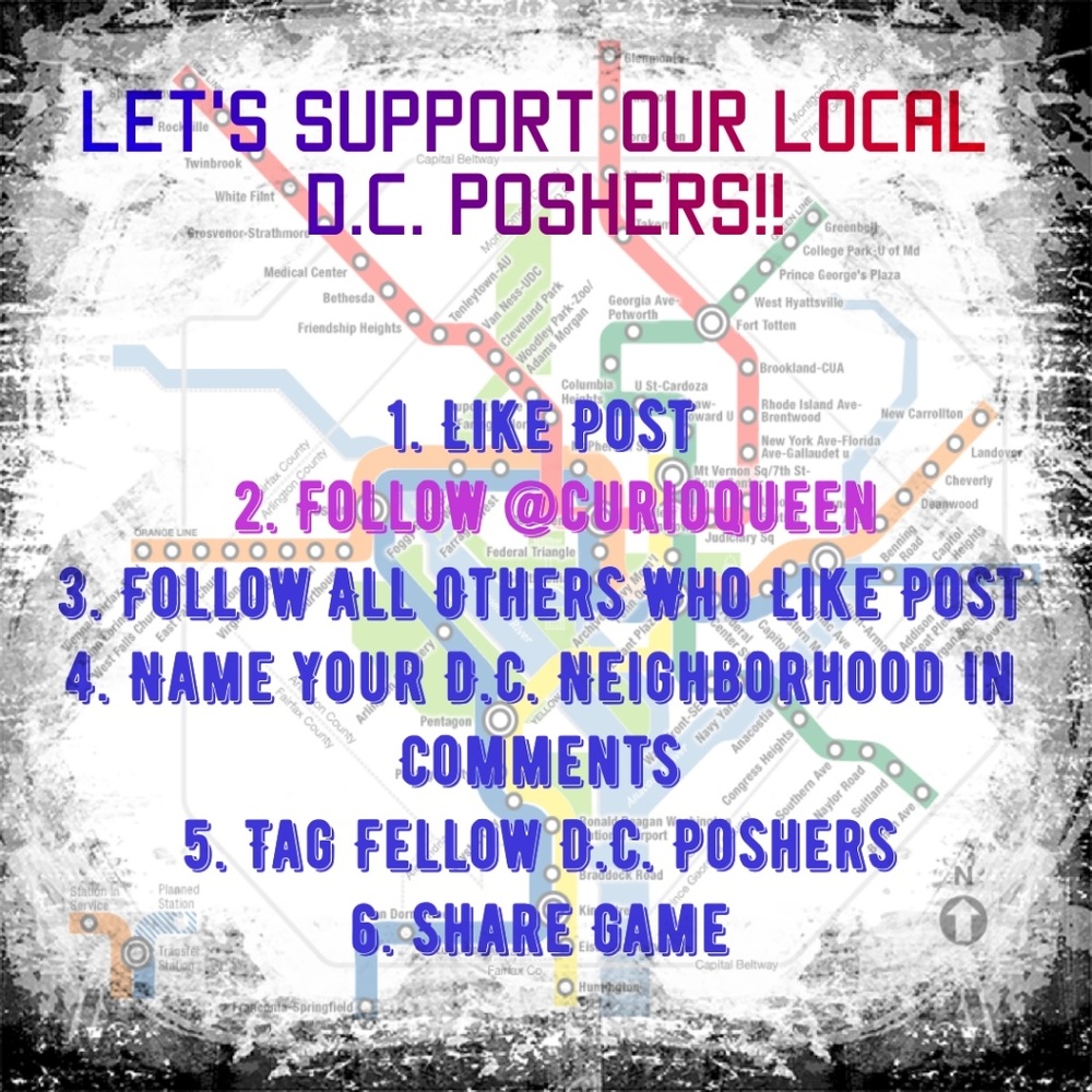 D.C. FOLLOW GAME! Let's support local Poshers! - Picture 2 of 2