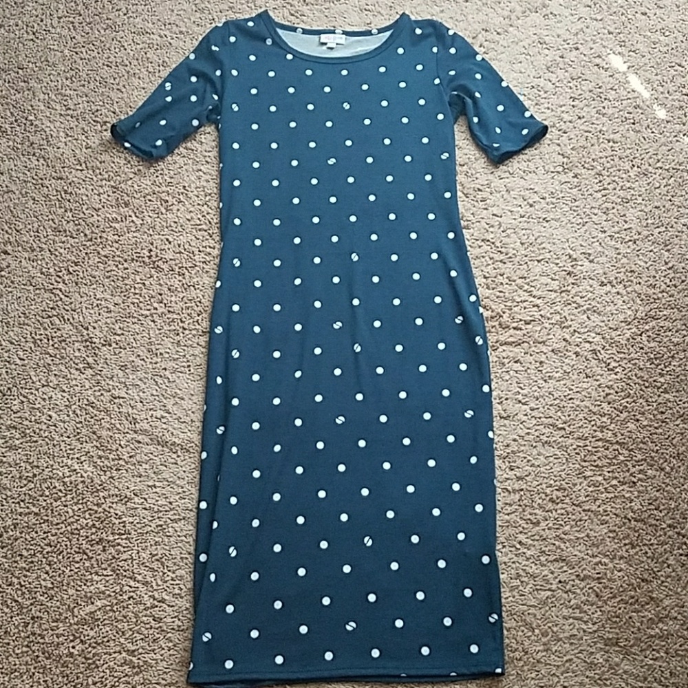 Polka-dot Lularoe dress