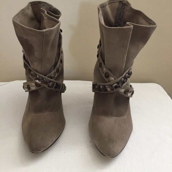 Suede Booties. - Picture 3 of 4
