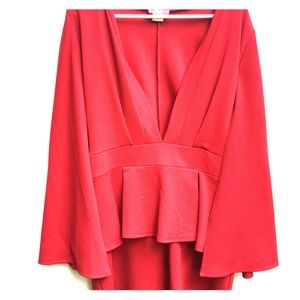 Plus Size Cape Dress