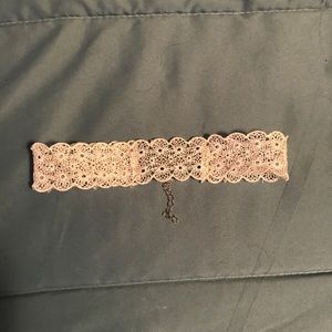 Lace choker necklace