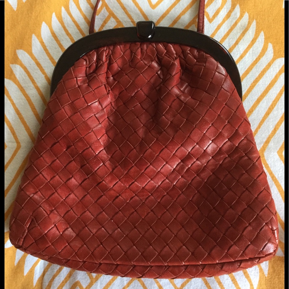 Vintage Bottega Veneta Intrecciato Cross Body