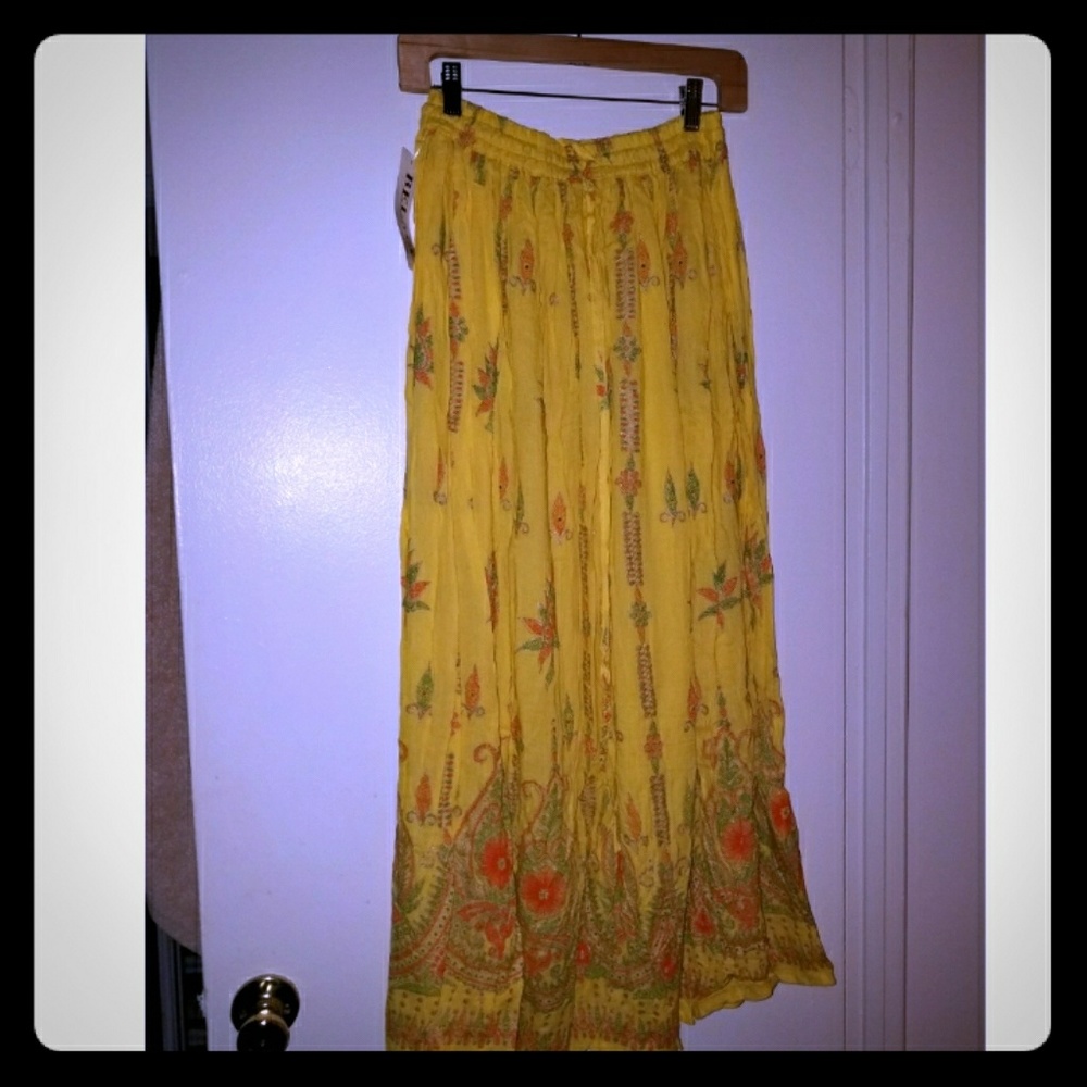 Bohemian maxi skirt