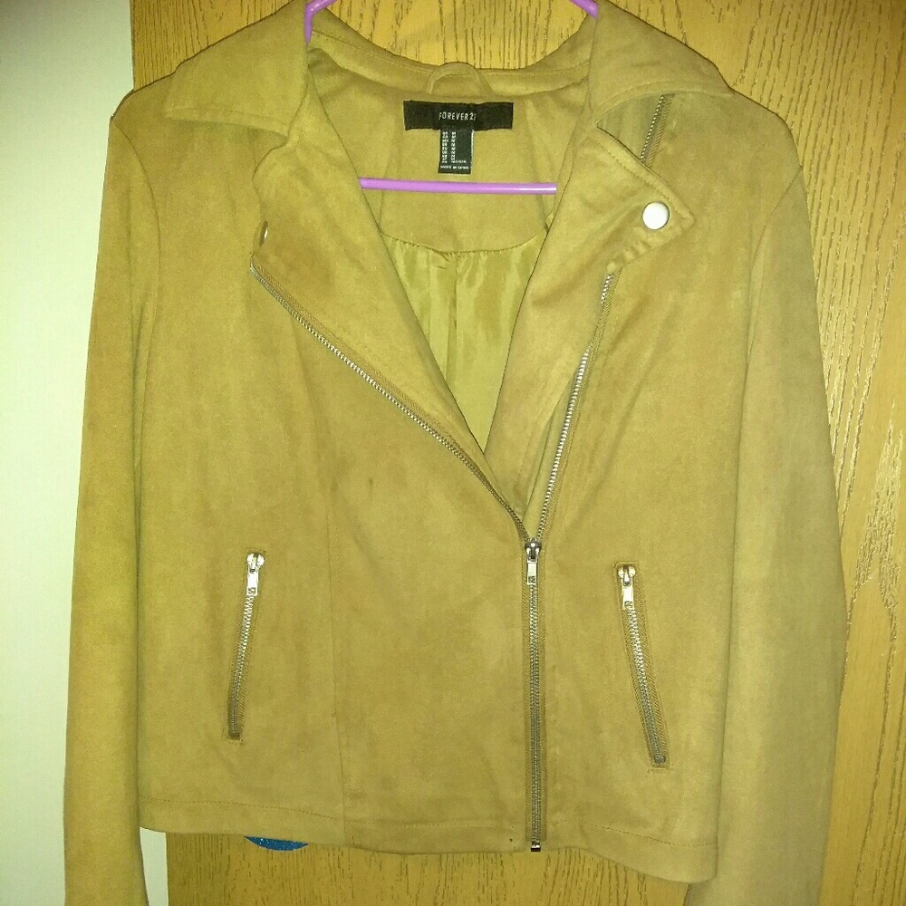 Forever 21 faux suede jacket
