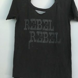 Rebel Rebel Distressed Tee by Chaser