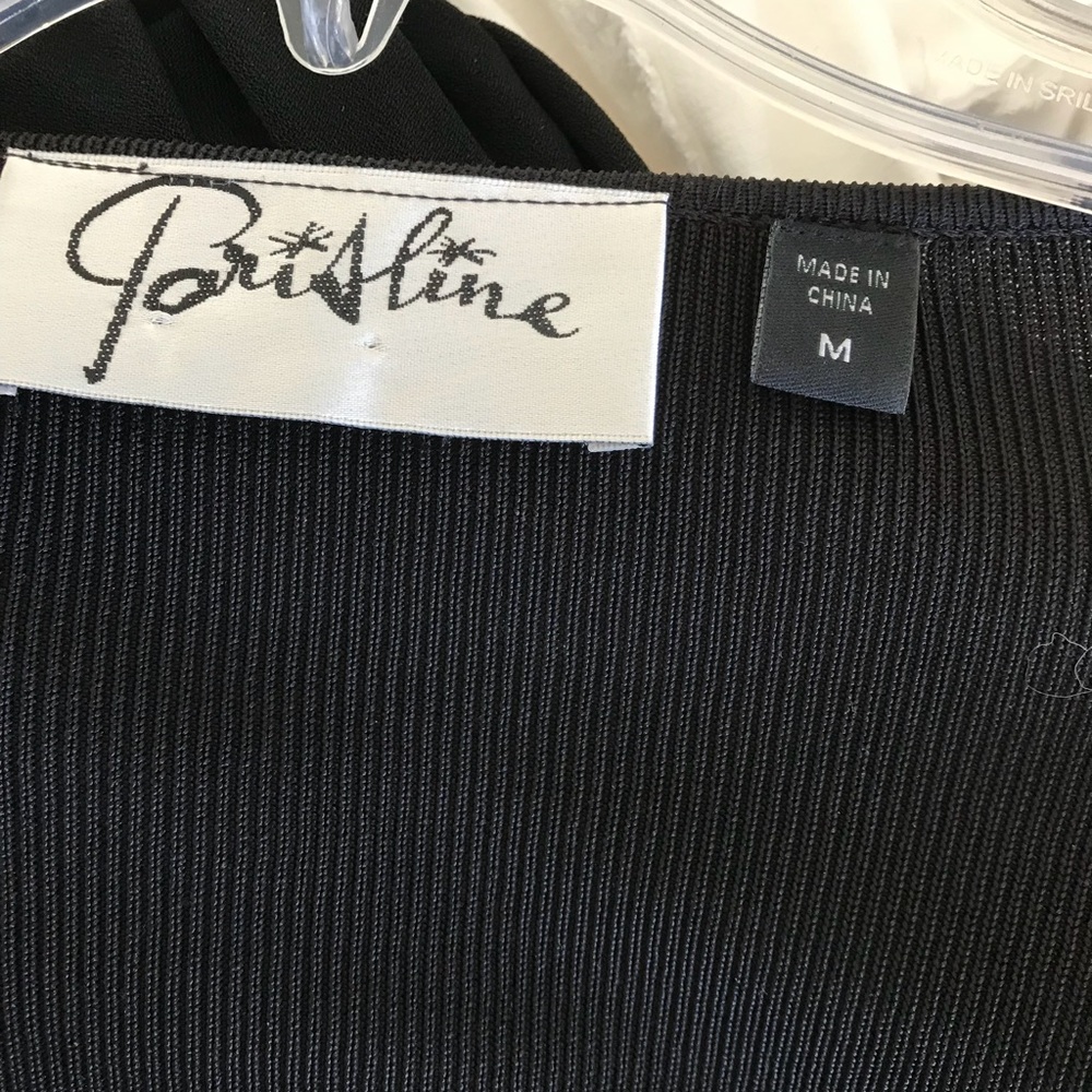 Parisline sequin sweater. Size M. Black! EUC! - Picture 3 of 4