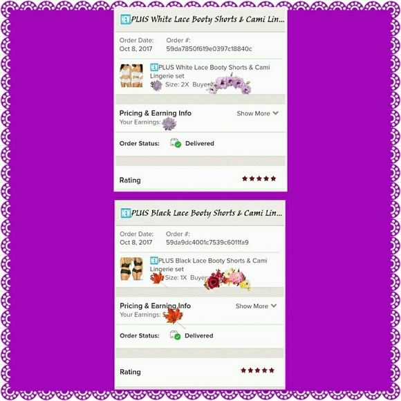 🆕PLUS Red Lace Booty Shorts & Cami Lingerie set - Picture 7 of 8