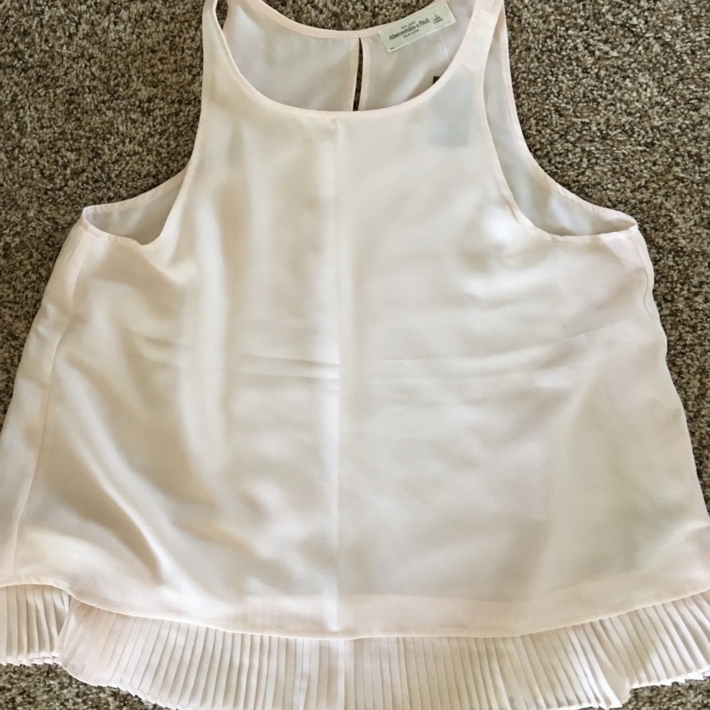 Abercrombie and fitch tank.  Beautiful pale pink
