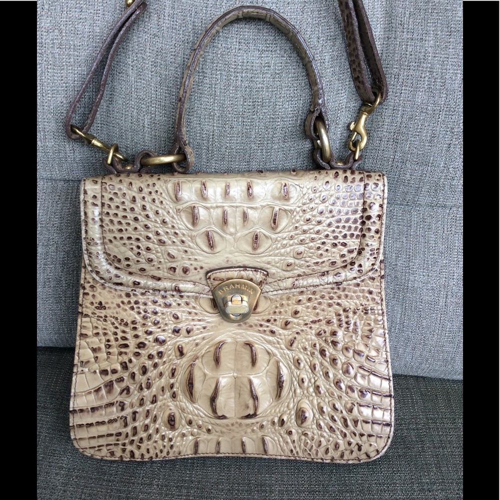 Brahmin Crossbody Almond Bag