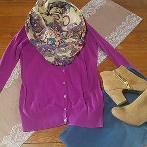 Old Navy Fuschia Cardigan