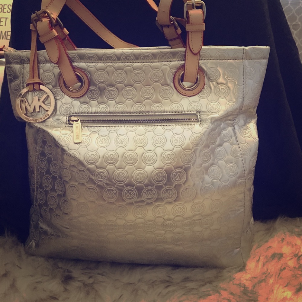 Michael Kors Metallic Tote