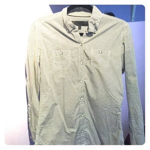 Juniors vans long sleeve button up