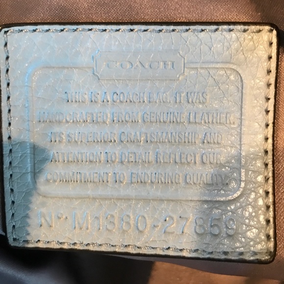 COACH Madison Cafe Carryall in Silver Sea Mist - Picture 5 of 5