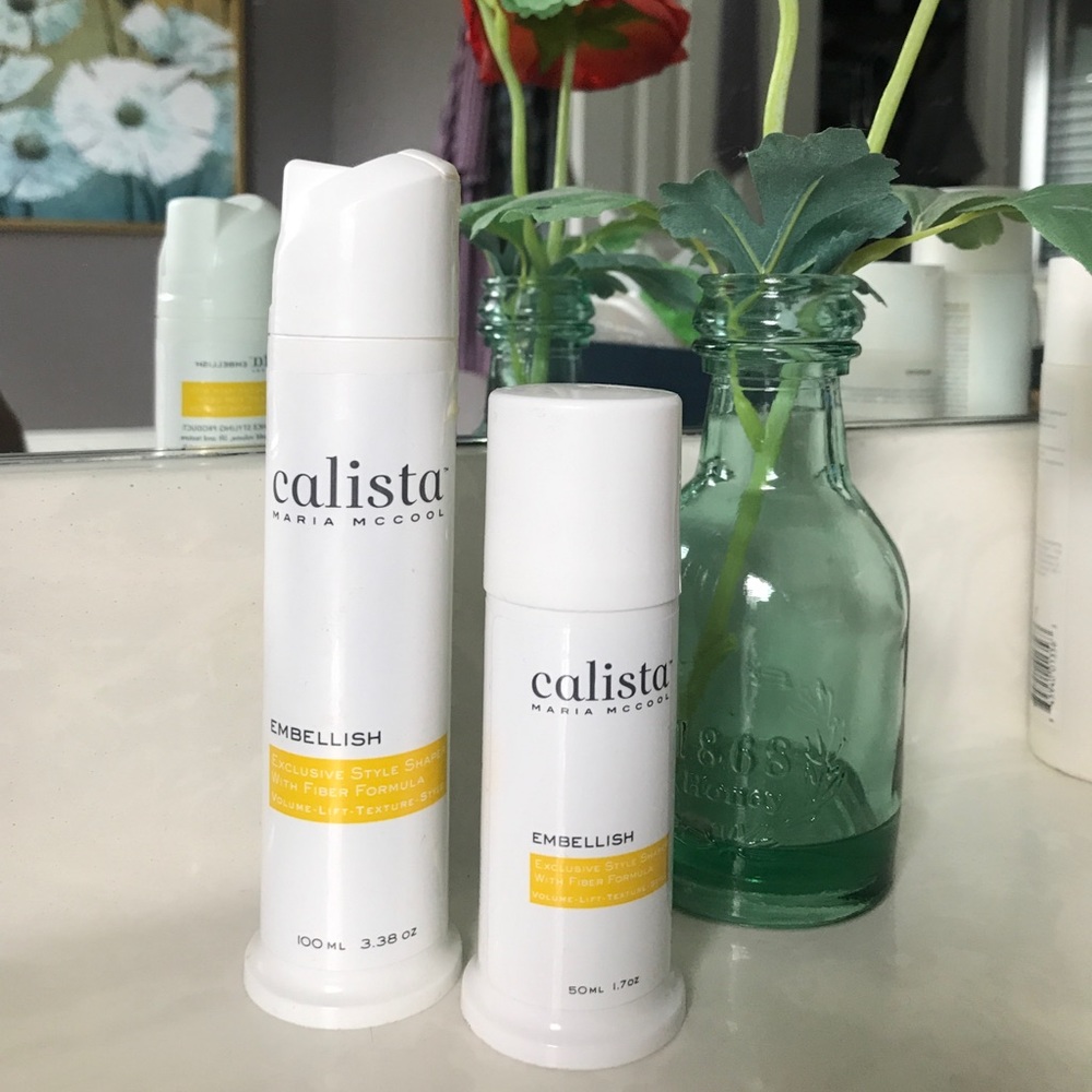 Calista embellish texturizing Hair product