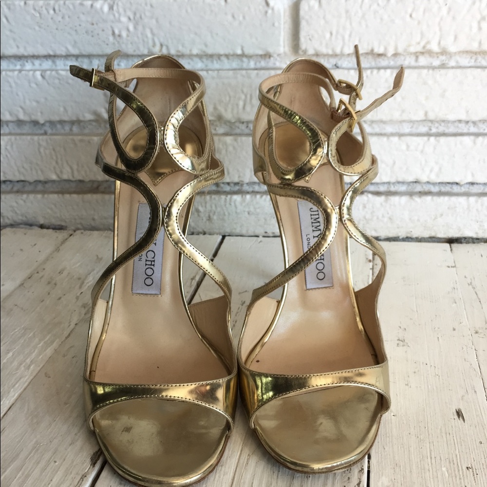 Jimmy Choo Gold Heels