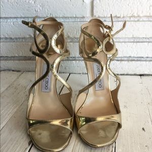 Jimmy Choo Gold Heels
