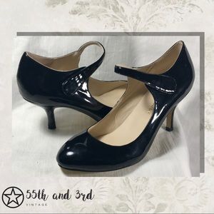 NWOT Patent Leather Mary Jane Heels