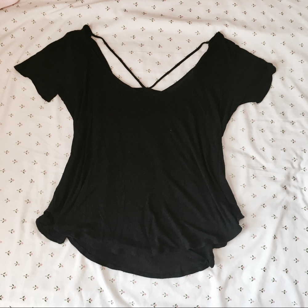 Silence + Noise Strappy Back Swing Top