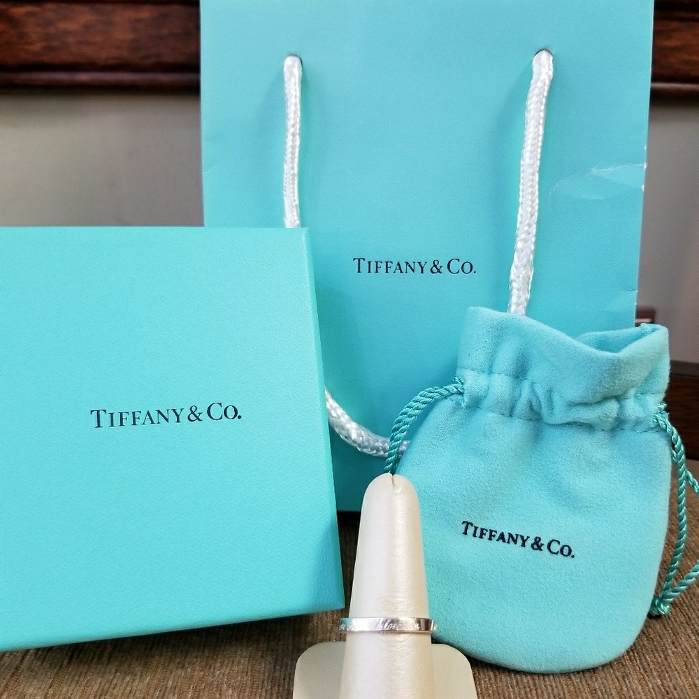 Tiffany & Co. Silver Notes Ring