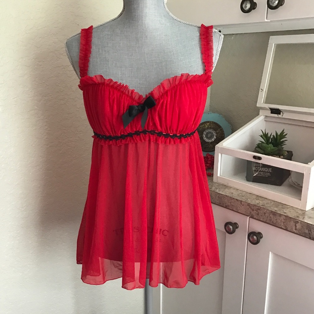 Fredericks red gown