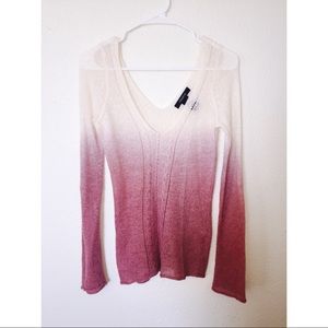 Arden B Ombré Cozy Comfy Lightweight Soft Sweater