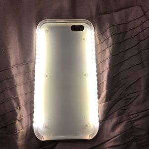 Light Up selfie case with charger
