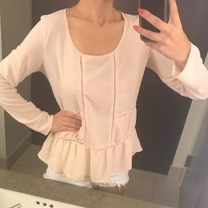 Harlowe & Graham Light Pink/Blush Top