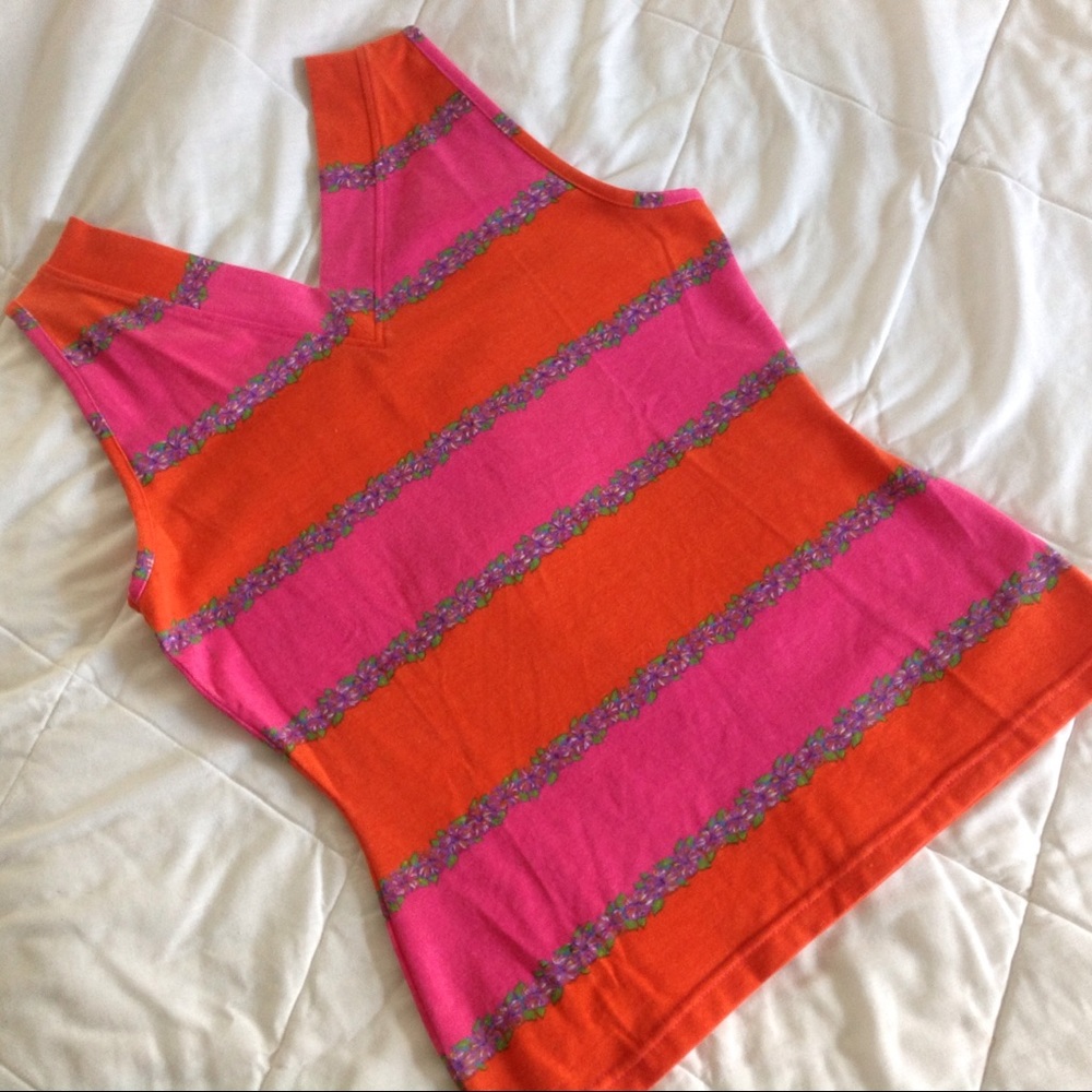 1990s GITANO fluorescent tank top