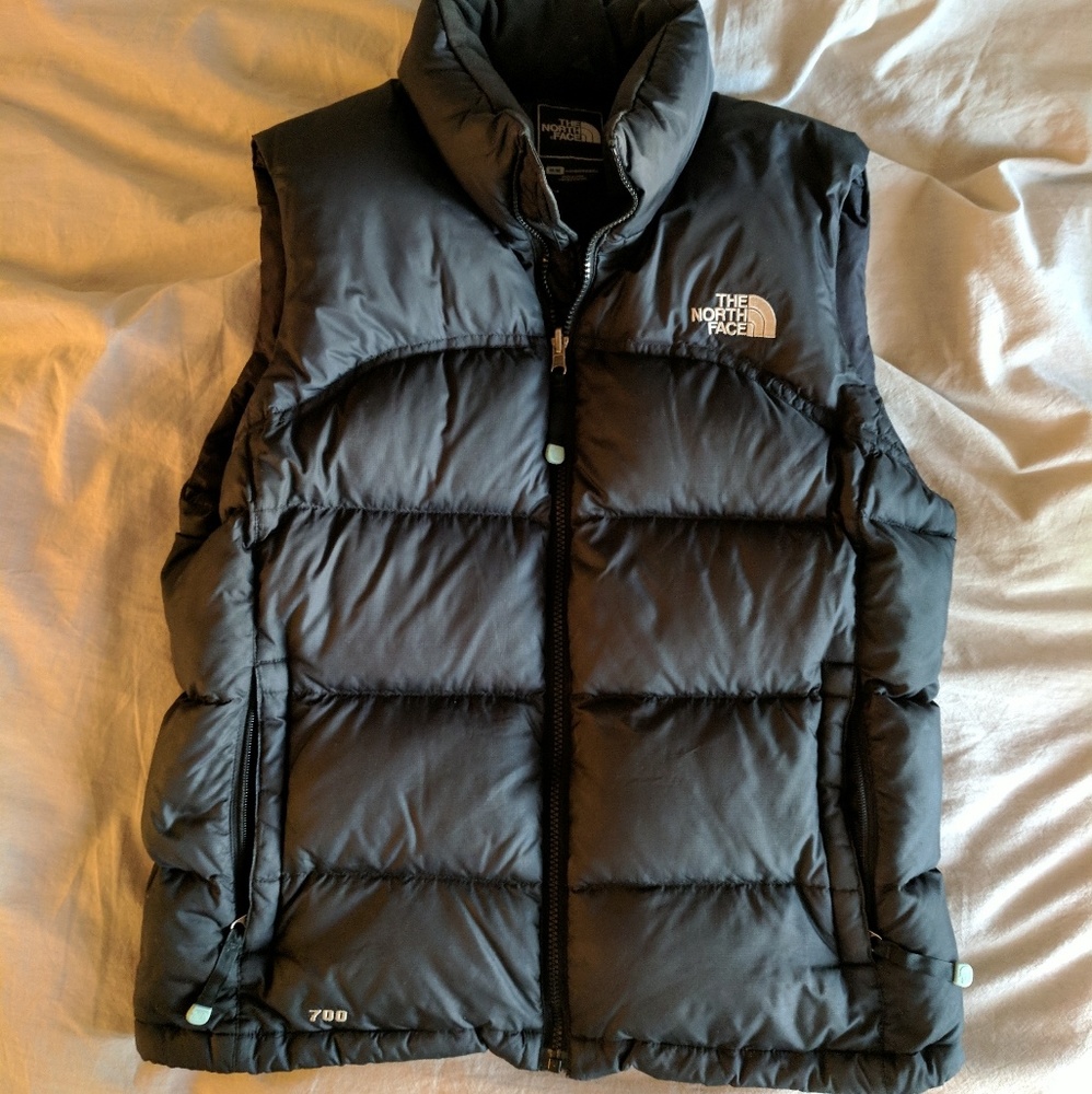 Black women's North Face vest