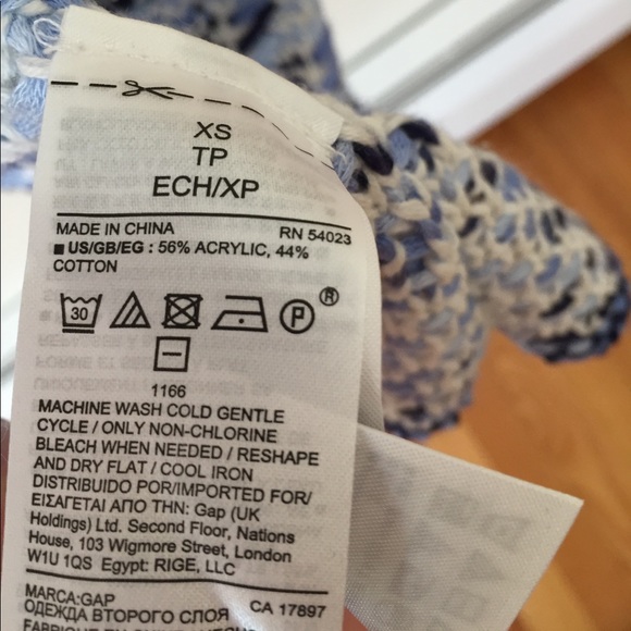 🌟GAP blue knit cardigan 💙 - Picture 6 of 8