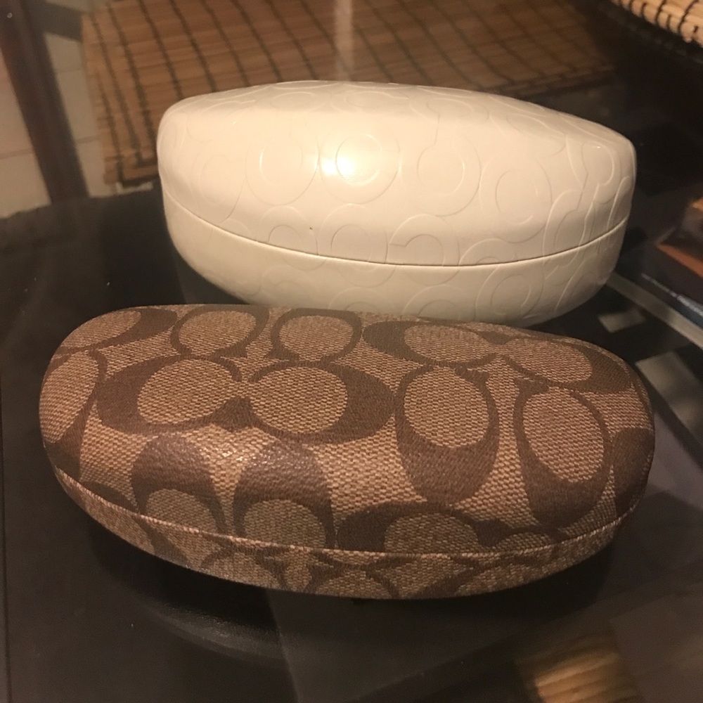 2 COACH Eyewear Hard Cases / $10 each