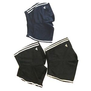 3 adidas sport shorts