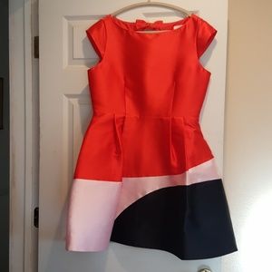 KATE SPADE colorblock cocktail dress sz.12