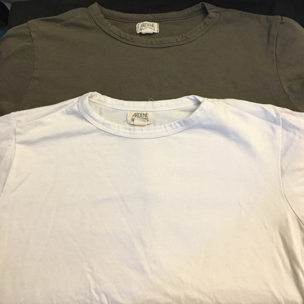 Two Ardene Basic Crop Tops