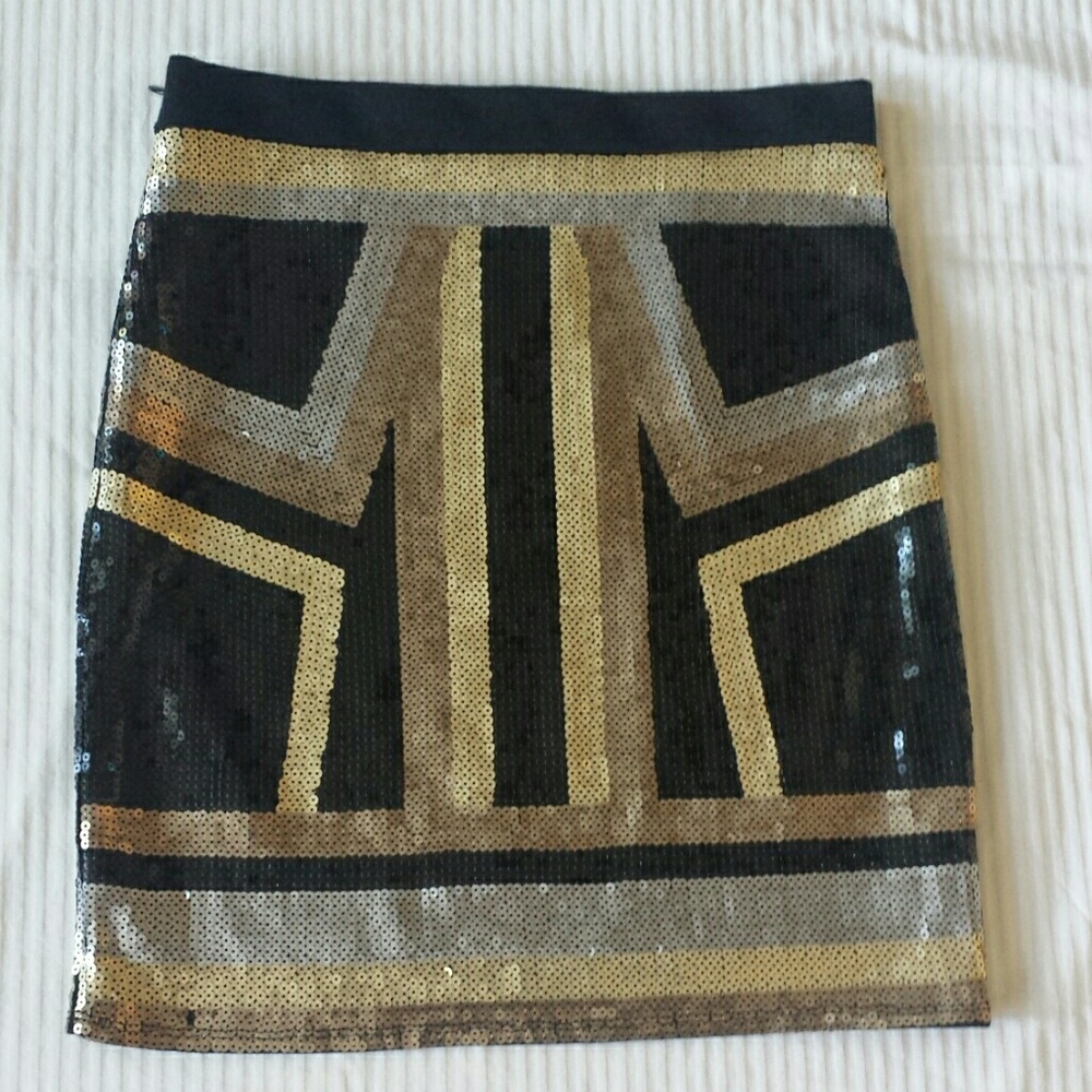 Bebe Sequins Skirt - Picture 5 of 8