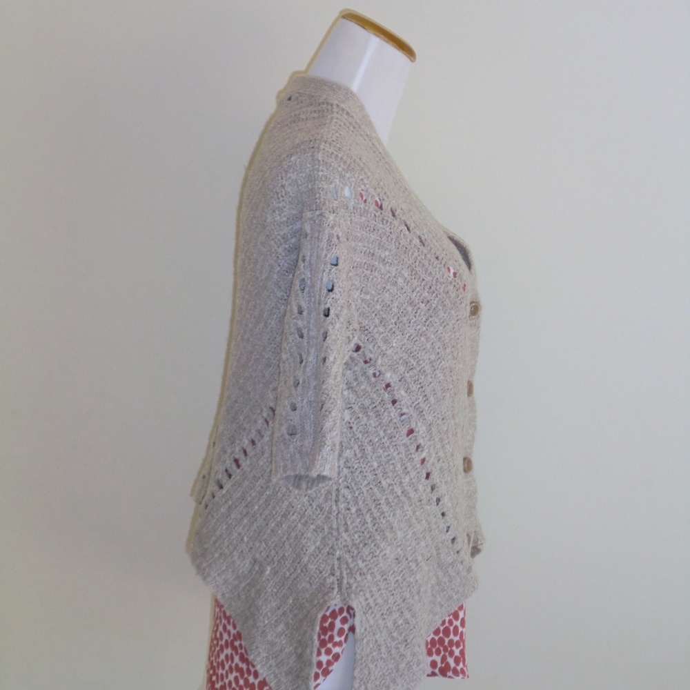 Anthropologie MOTH beige cardigan XS EUC - Picture 3 of 5