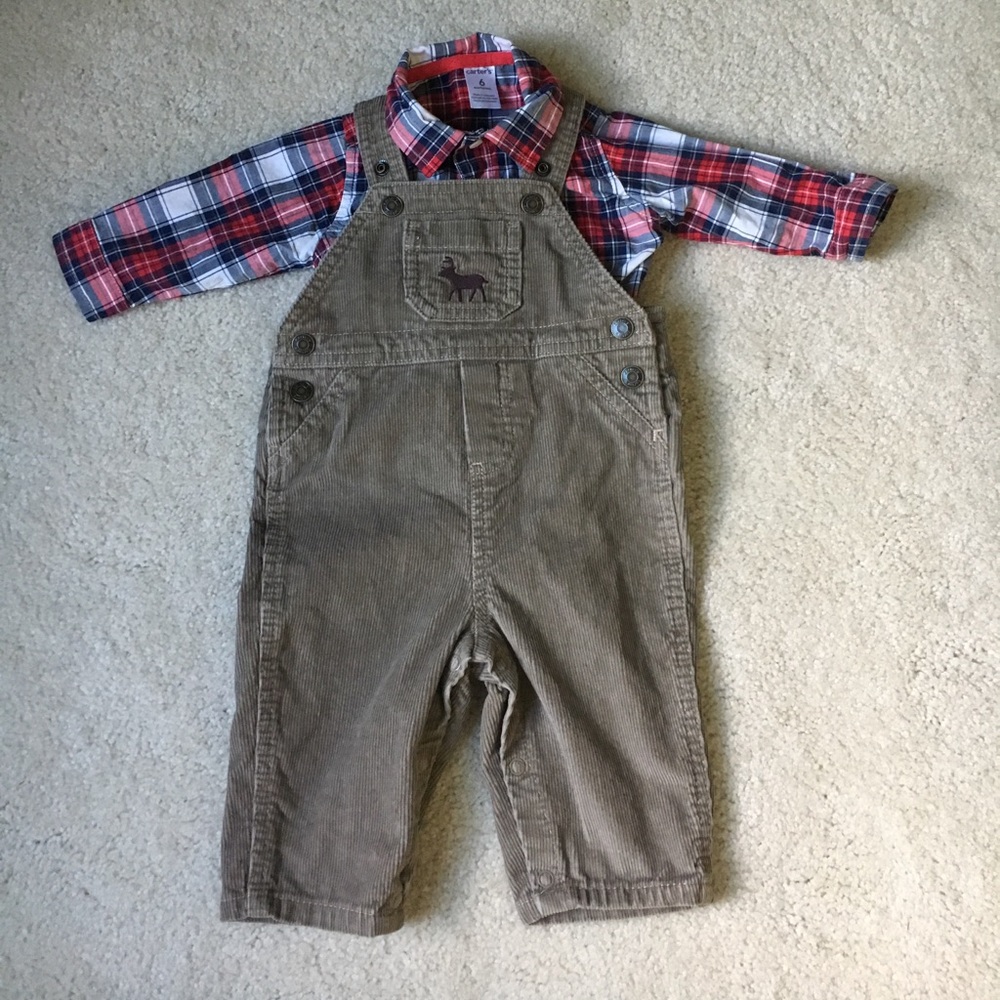 6 month Carter's overall set