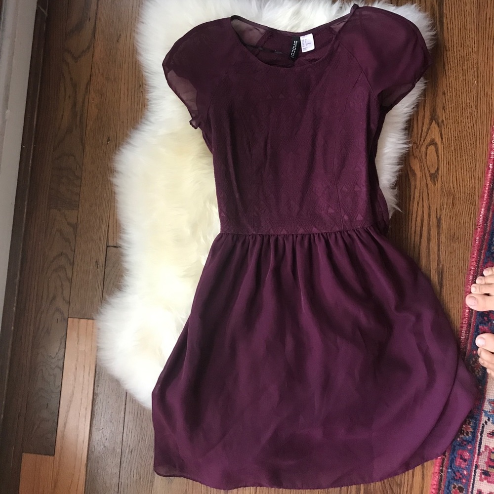 Violet Sheer Dress