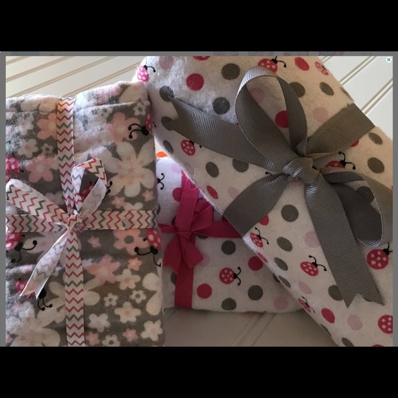 Baby Blanket, stroller blanket, baby girl - Picture 3 of 3