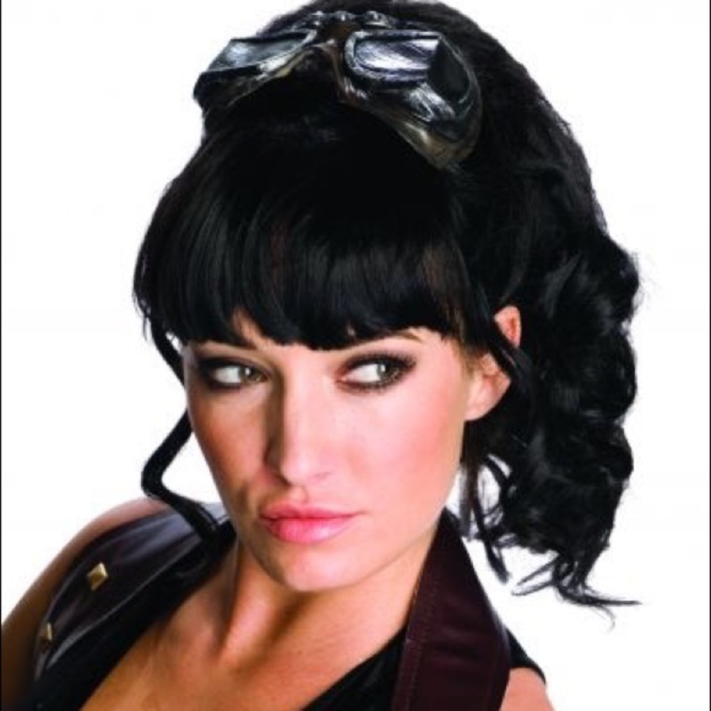 New Dark Brown Black Salon Quality Wig Blondie