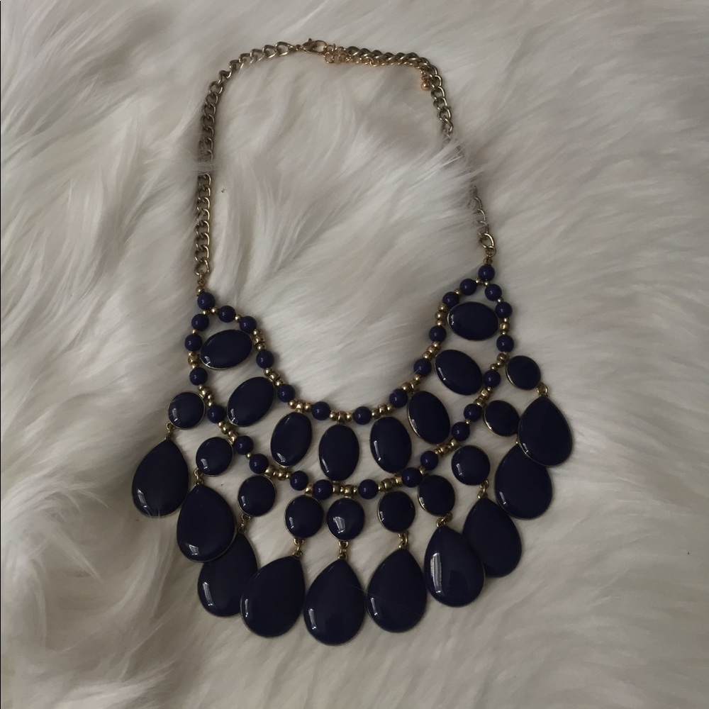 Blue Statement Necklace